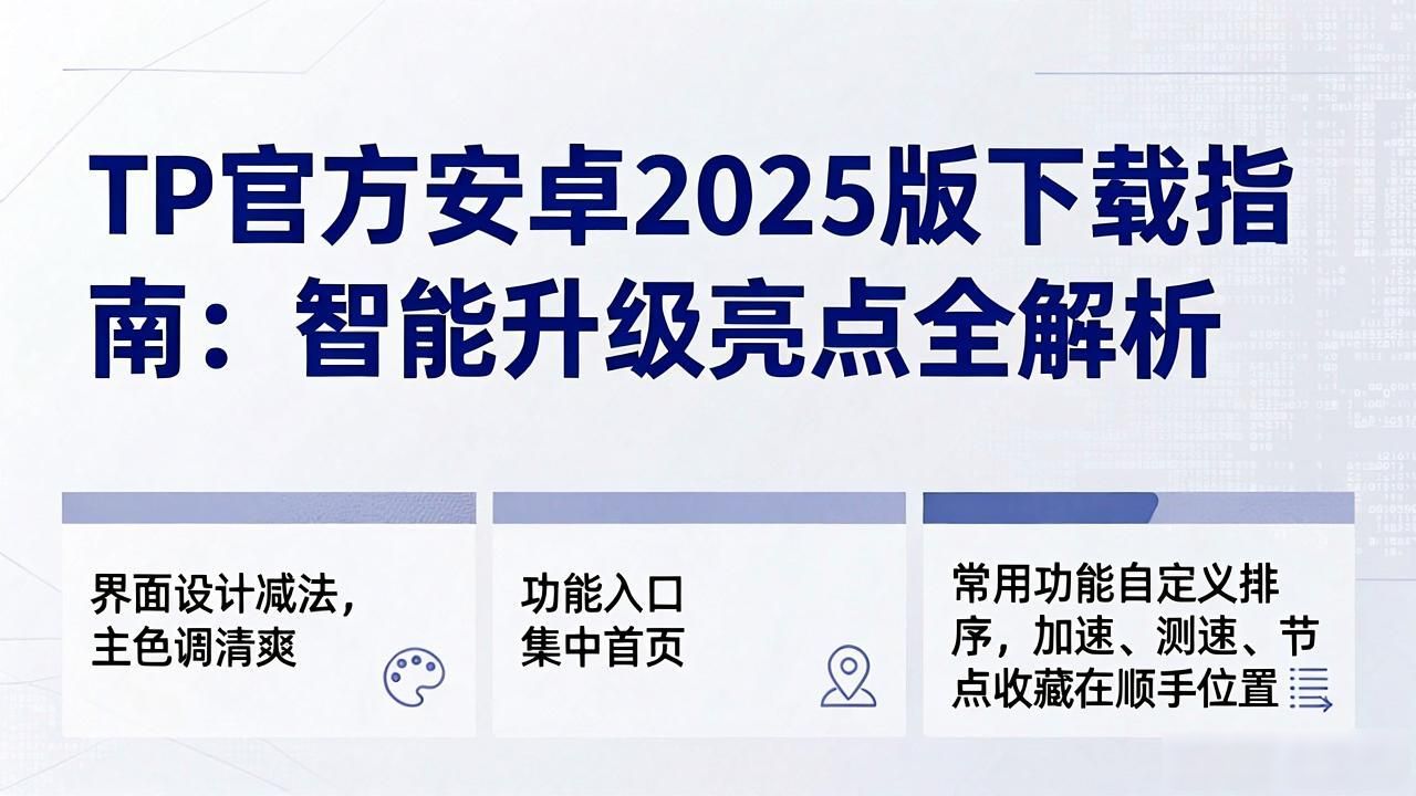 TP官方安卓2025版下载指南：智能升级亮点全解析