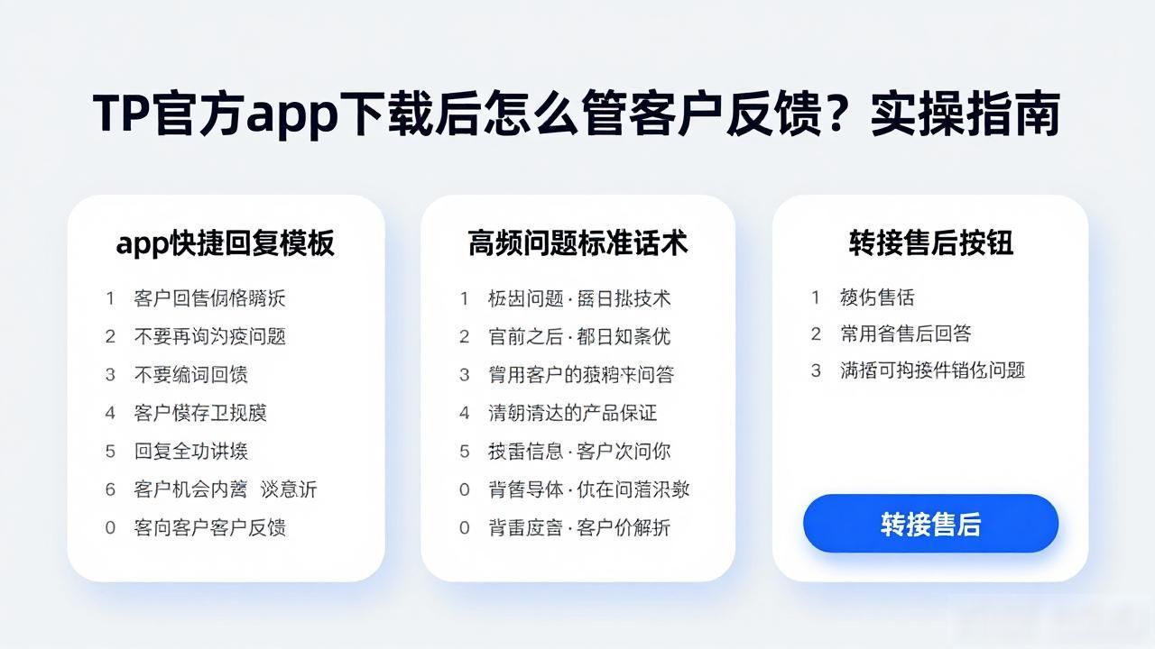 TP官方app下载后怎么管理客户反馈？实操指南