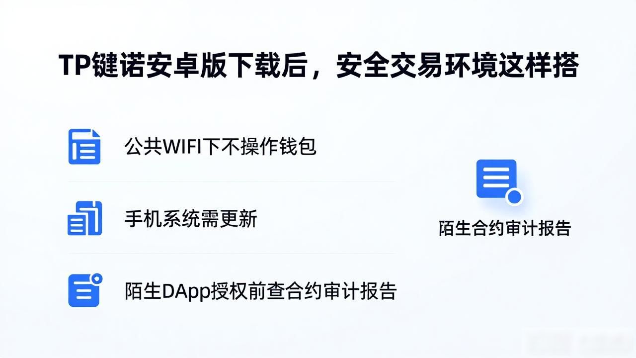 TP钱包安卓版2025下载后，安全交易环境这样搭