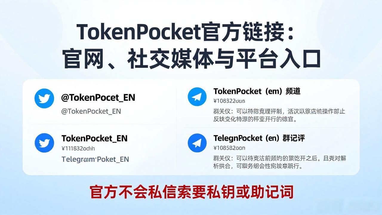 TokenPocket官方网站的社交媒体与平台链接_TokenPocket官方入口_TokenPocket钱包安全