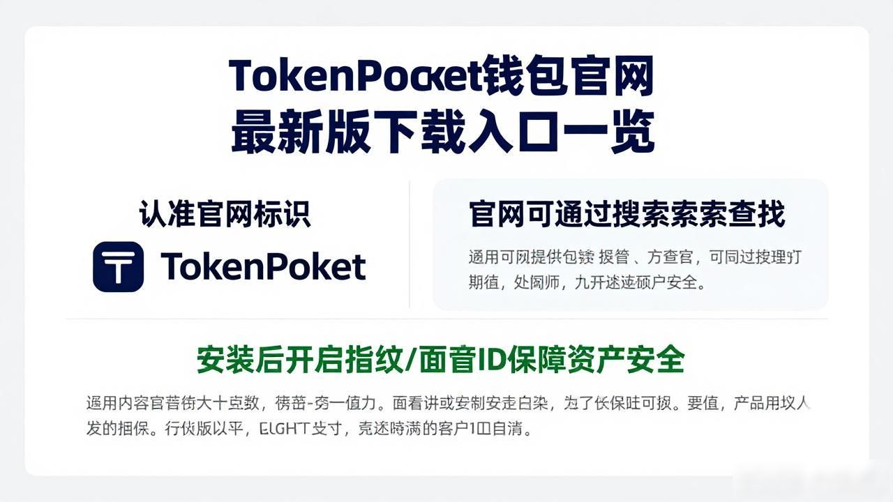 TokenPocket钱包官网最新版下载入口一览