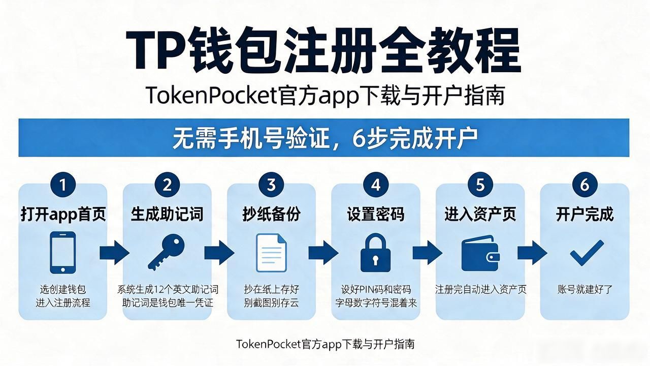TP钱包注册全教程：TokenPocket官方app下载与开户指南