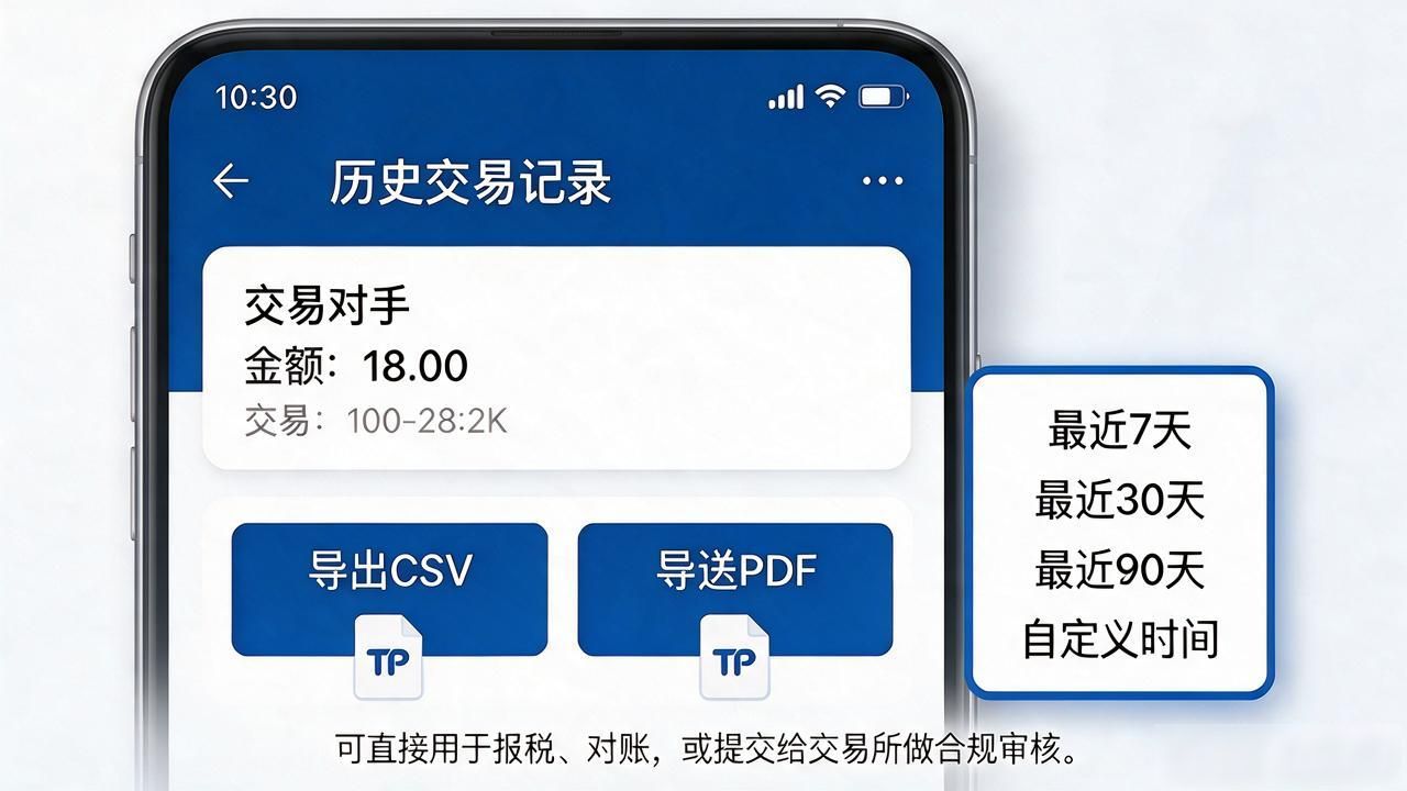 TP钱包交易记录怎么生成？导出和查询一次讲清