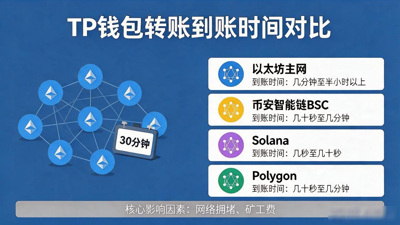 TP钱包的币转出多久到账？这些因素决定你的转账速度