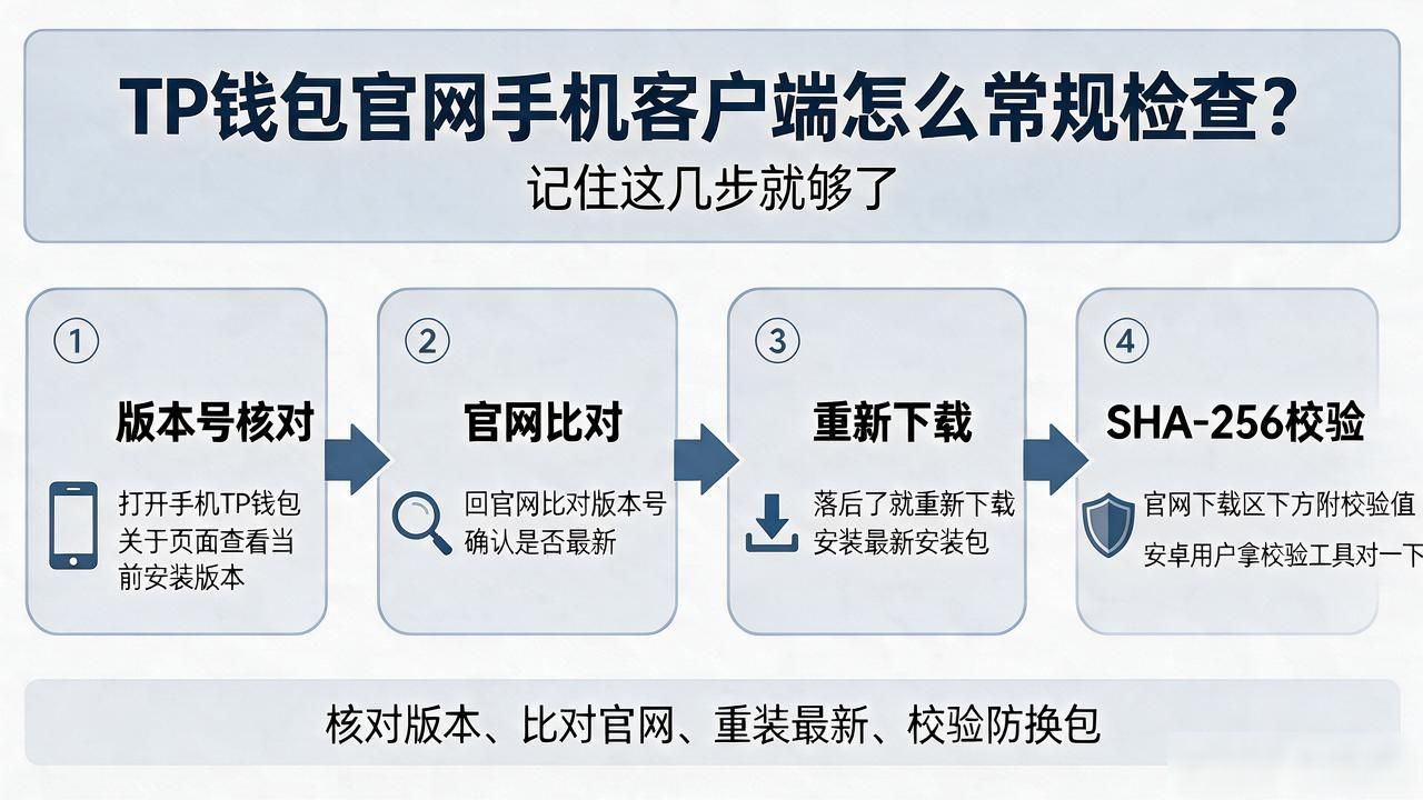 TP钱包官网手机客户端怎么常规检查？记住这几步就够了