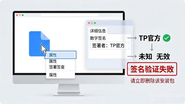 TP官方下载防篡改指南：三步验证文件真伪