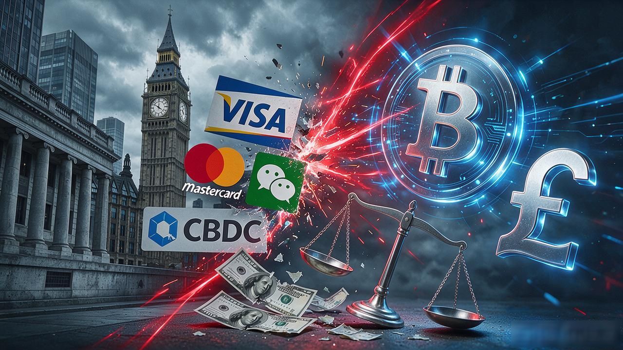 英国为什么用数字货币？不是跟风，是现金体系快撑不住了