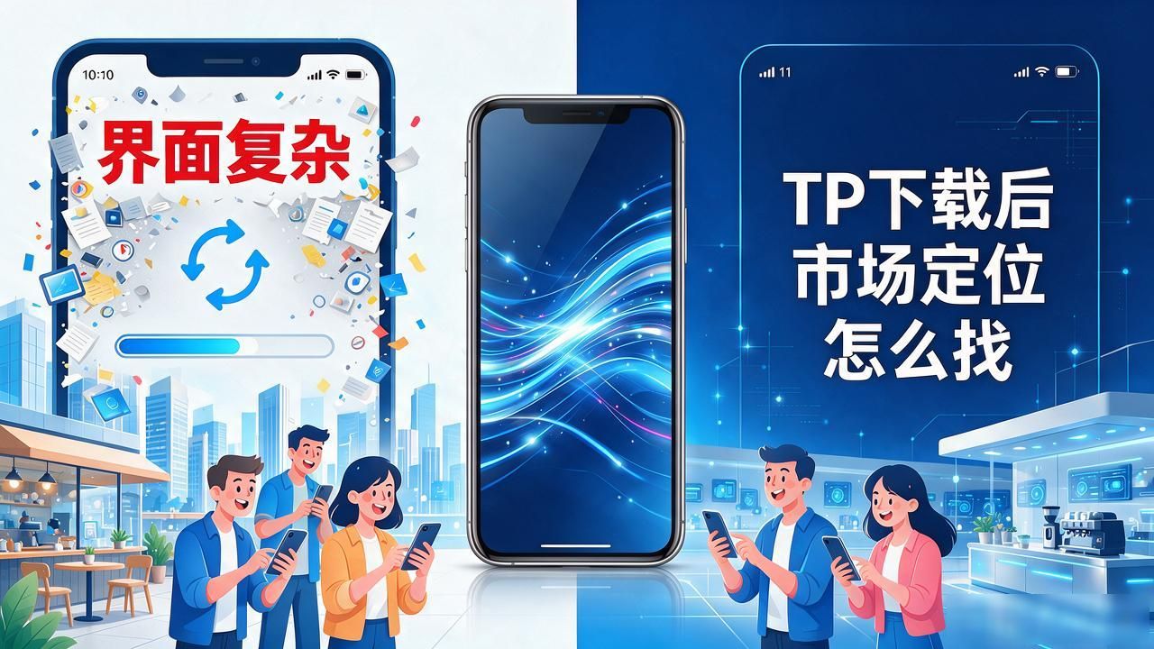 TP下载后市场定位怎么找