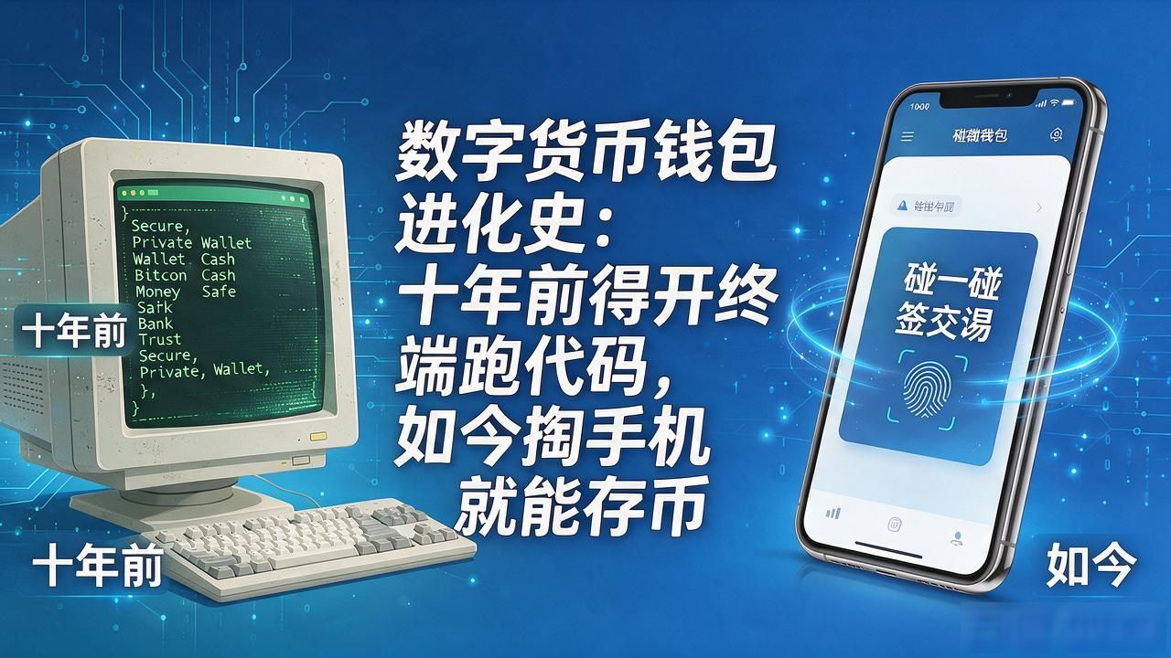 数字货币钱包进化史：十年前得开终端跑代码，如今掏手机就能存币