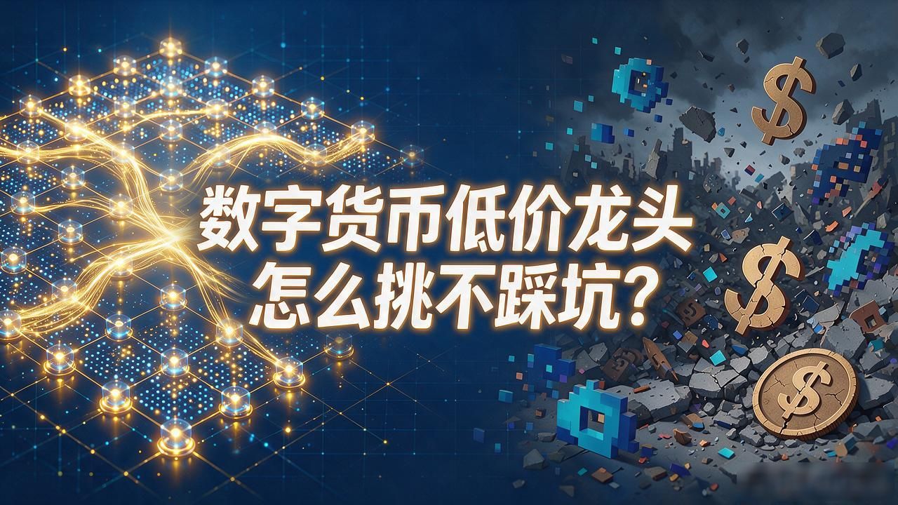 数字货币低价龙头怎么挑不踩坑？一个跟了十年盘的老玩家掏心窝