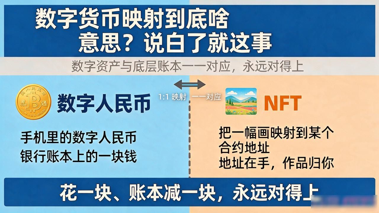 数字货币映射到底啥意思？说白了就这事