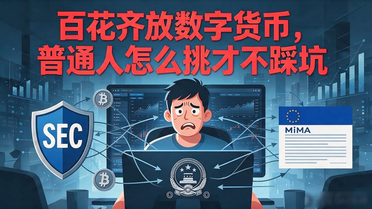百花齐放数字货币，普通人怎么挑才不踩坑