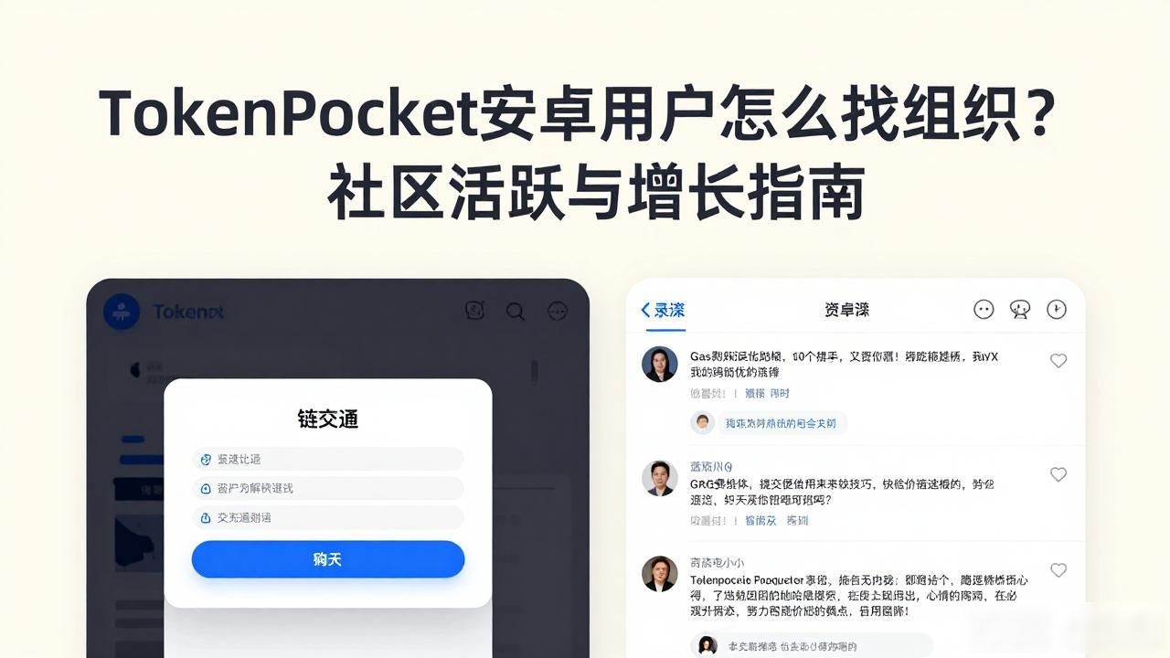 TokenPocket安卓用户怎么找组织？社区活跃与增长指南
