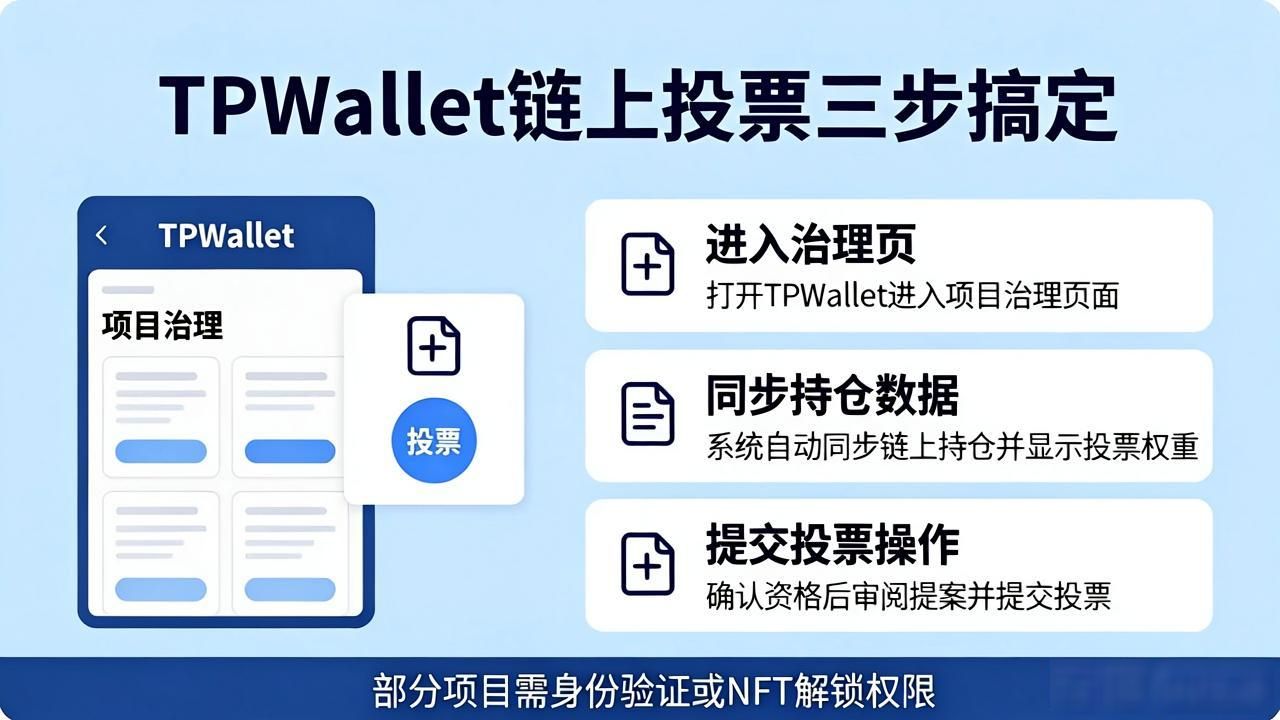 用TPWallet参与链上投票，三步搞定！