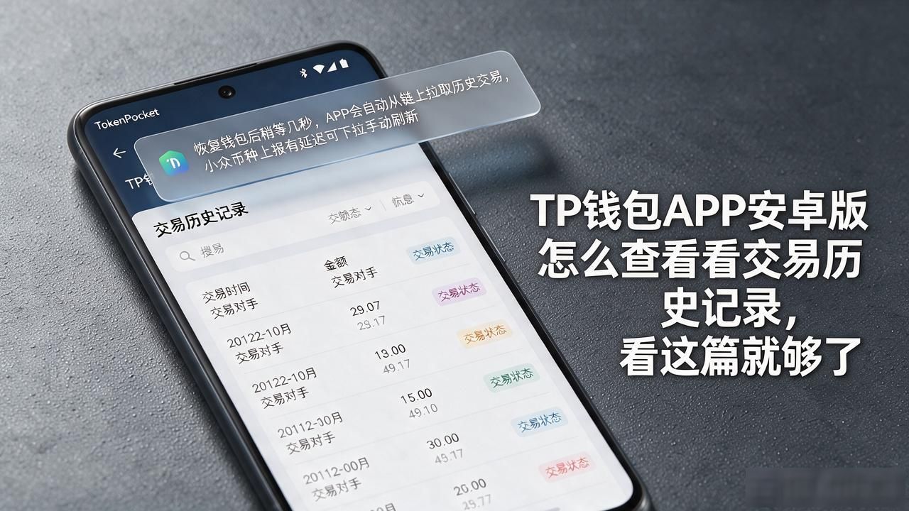 TP钱包APP安卓版怎么查看交易历史记录，看这篇就够了