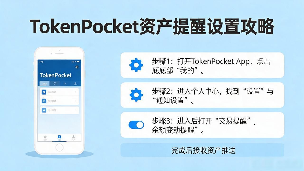 TokenPocket资产提醒怎么开？官网入口设置全攻略