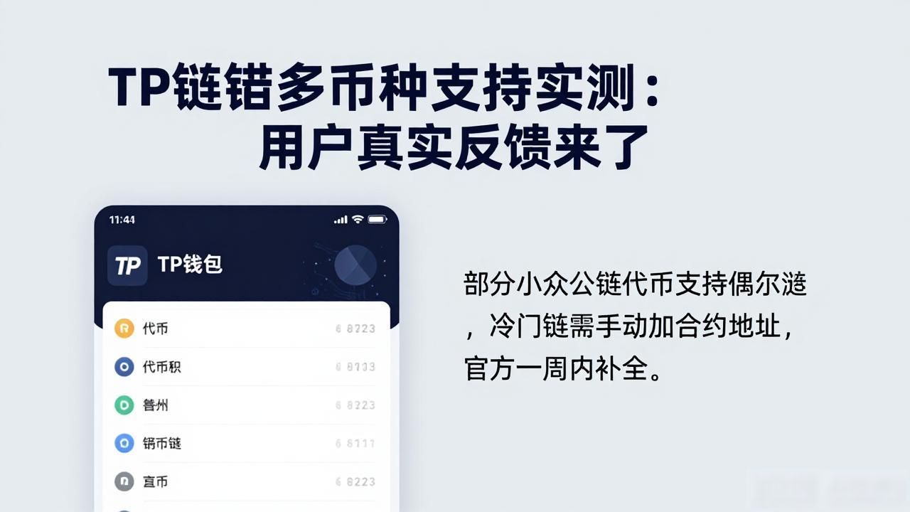 TP钱包多币种支持实测：用户真实反馈来了