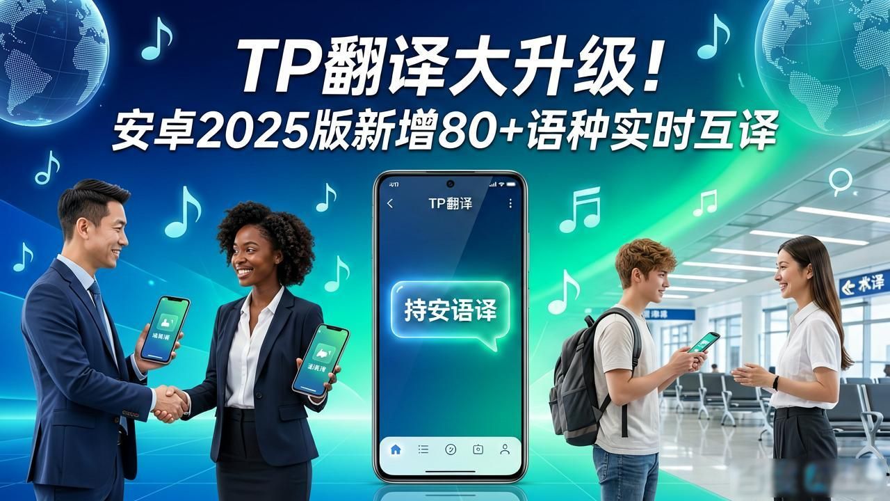 TP翻译大升级！安卓2025版新增80+语种实时互译